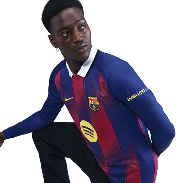 Фланелка Nike FCB Nike Long Sleeve Jersey Синьо | hj4611-456, 2