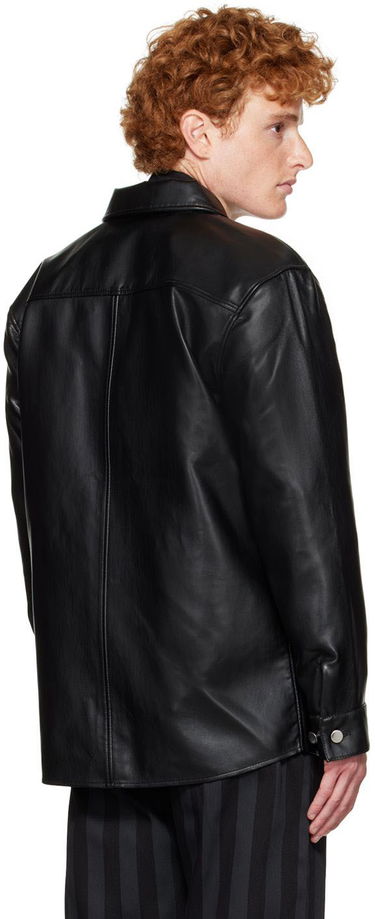 Риза Han Kjøbenhavn Zip Shirt Черно | M-131596, 2