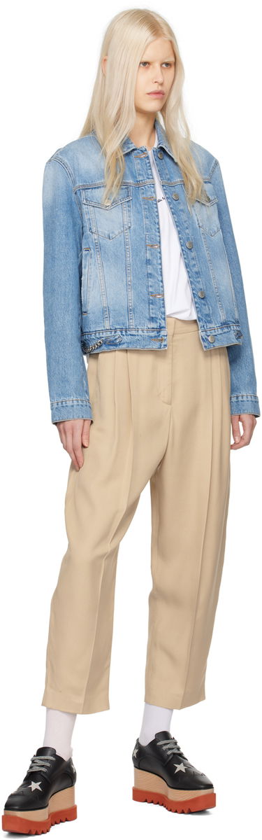 Яке Stella McCartney Stella McCartney Chain Denim Jacket Синьо | 6D02393SPH56, 3