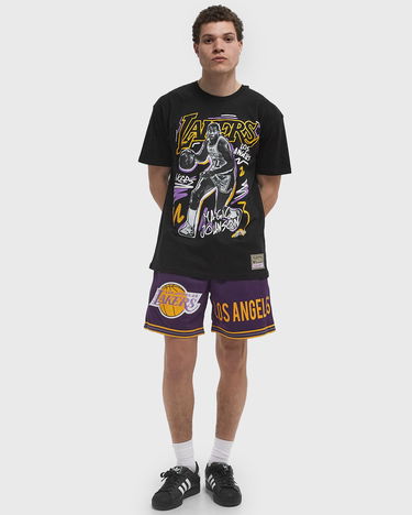 Къси панталони Mitchell & Ness Los Angeles Lakers NBA Team Origins 7" Mesh Shorts Лилаво | BT9267-LALPURP, 2