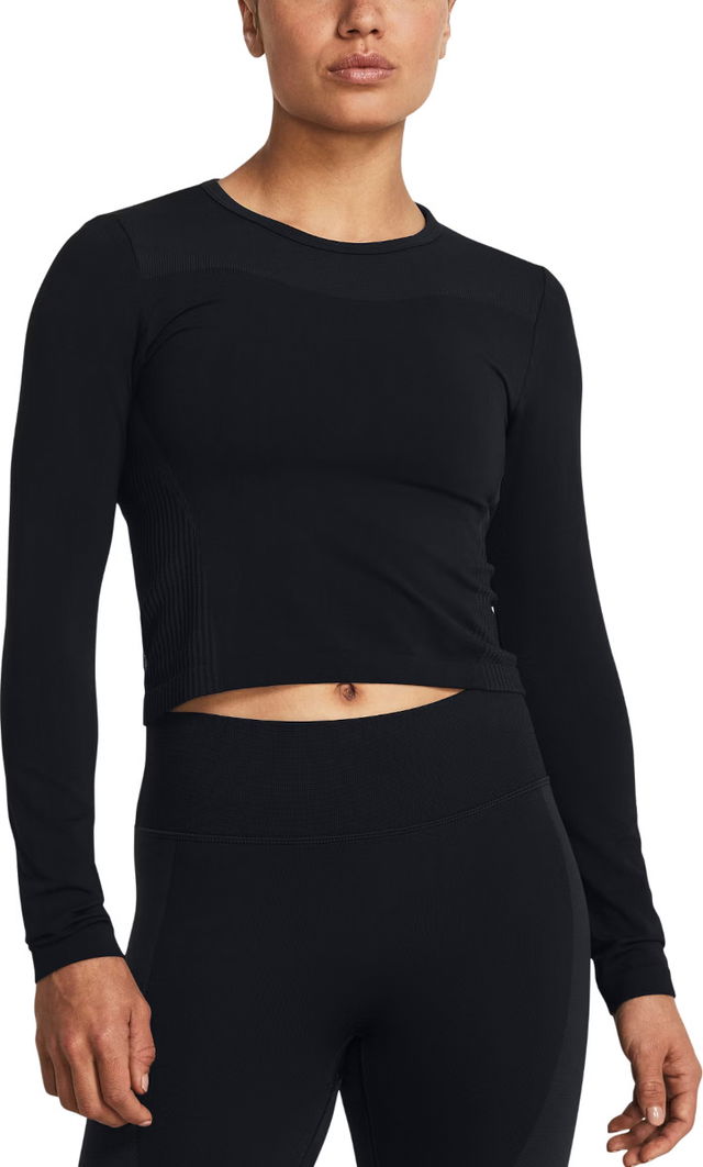Cropped Ribbed Top Vanish Elite Seamless LS