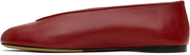 Pокля Moschino Moschino Duck Nappa Ballerina Flats Червено | MA11010C1M MA0 500, 2