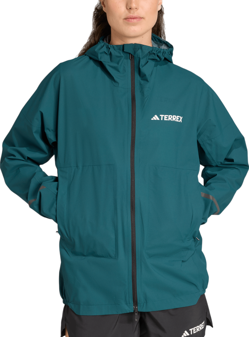 Ветровка adidas Performance Hooded Jacket Terrex Xperior 2.5 Layer Light Climaproof Тюркоазено | jz0853
