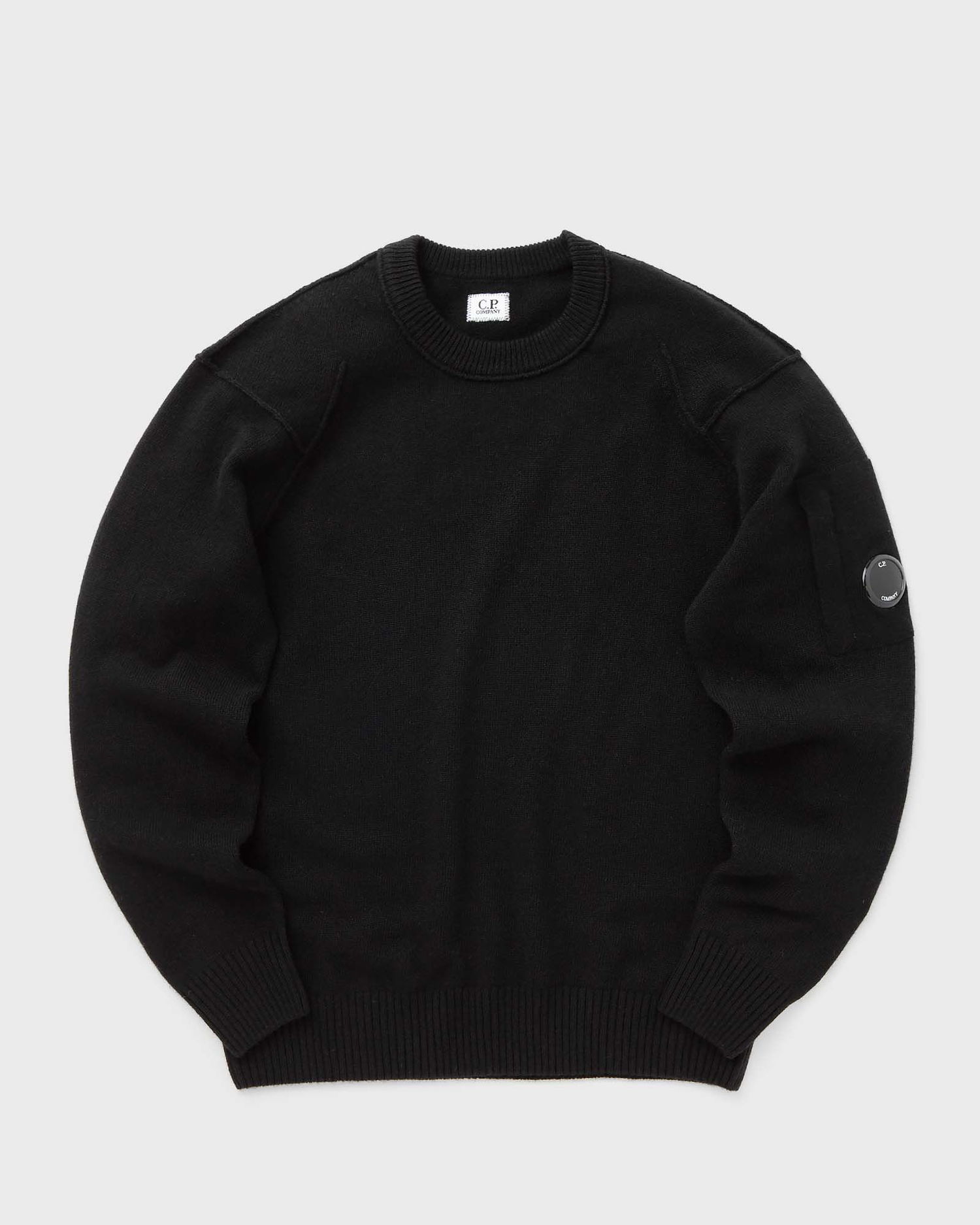 Пуловер C.P. Company LAMBSWOOL GRS CREW NECK KNIT Черно | 17CMKN047A110149A-999, 0