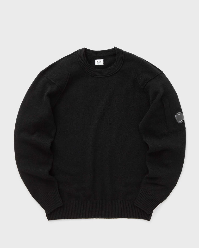 Пуловер C.P. Company LAMBSWOOL GRS CREW NECK KNIT Черно | 17CMKN047A110149A-999