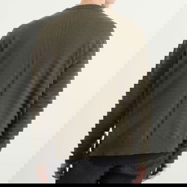 Пуловер Rick Owens Rick Owens Knit Crew Sweater Зелено | RU02E1684-WSBR-25, 3