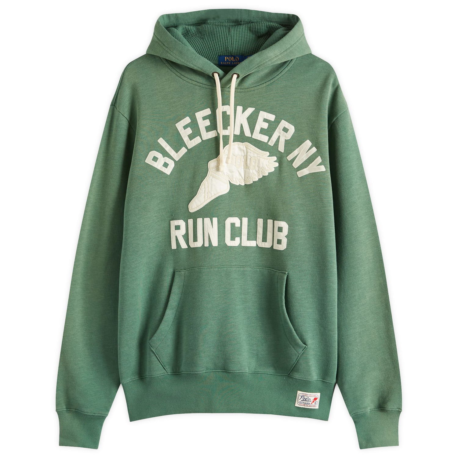 Суитчър Polo by Ralph Lauren Ralph Lauren Bleecker Run Club Hoodie Зелено | 710964984002, 1