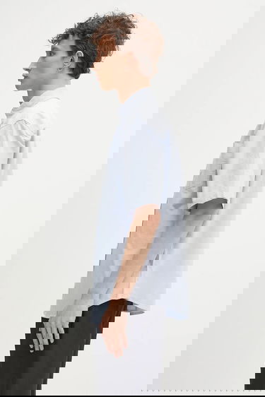 Риза Carhartt WIP Relaxed Short Sleeve Braxton Shirt with Button-Down Collar Синьо | I031454.1ONXX, 1