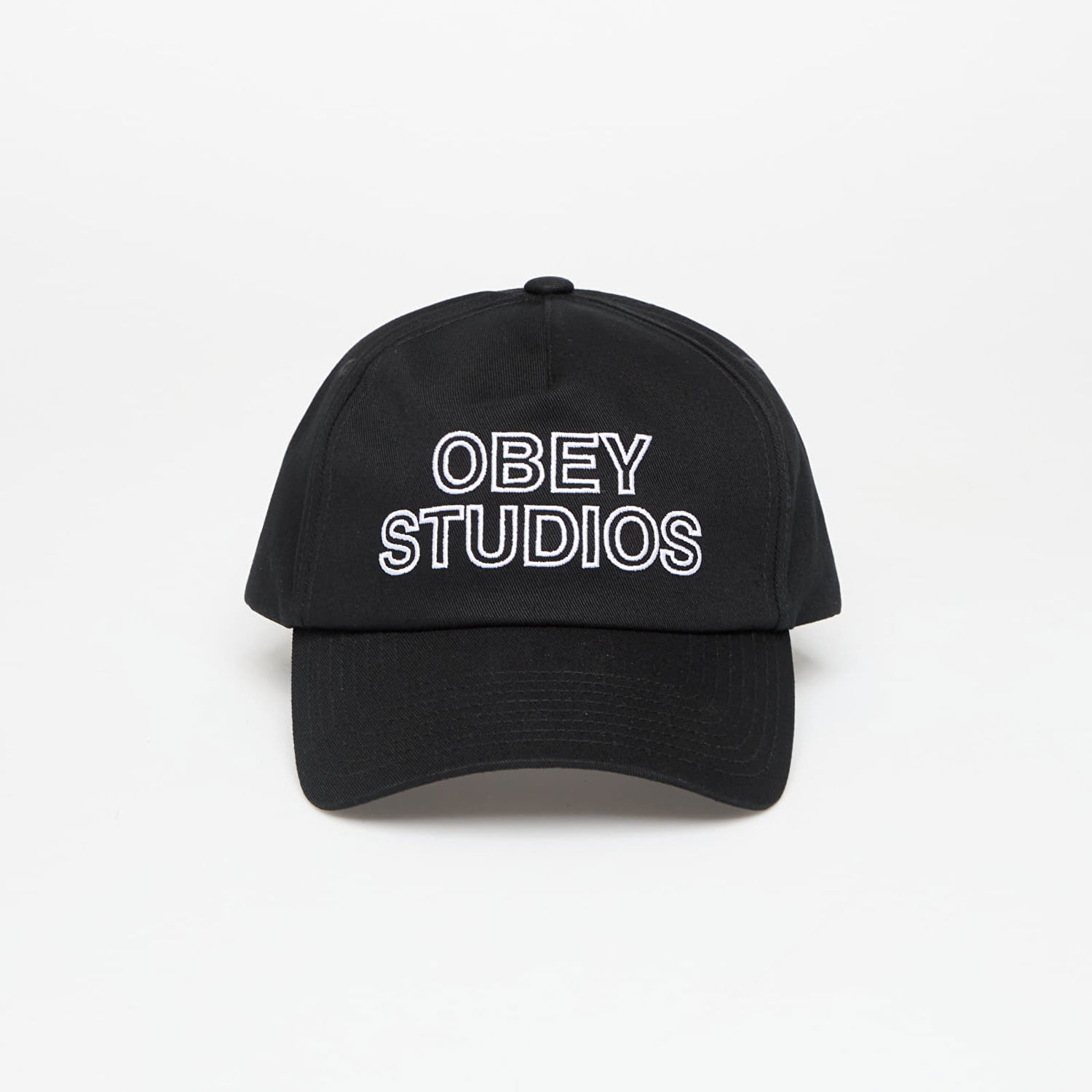 Шапка с козирка OBEY OBEY Studios 5 Panel Strapback Cap Черно | 100490139-BLK, 0
