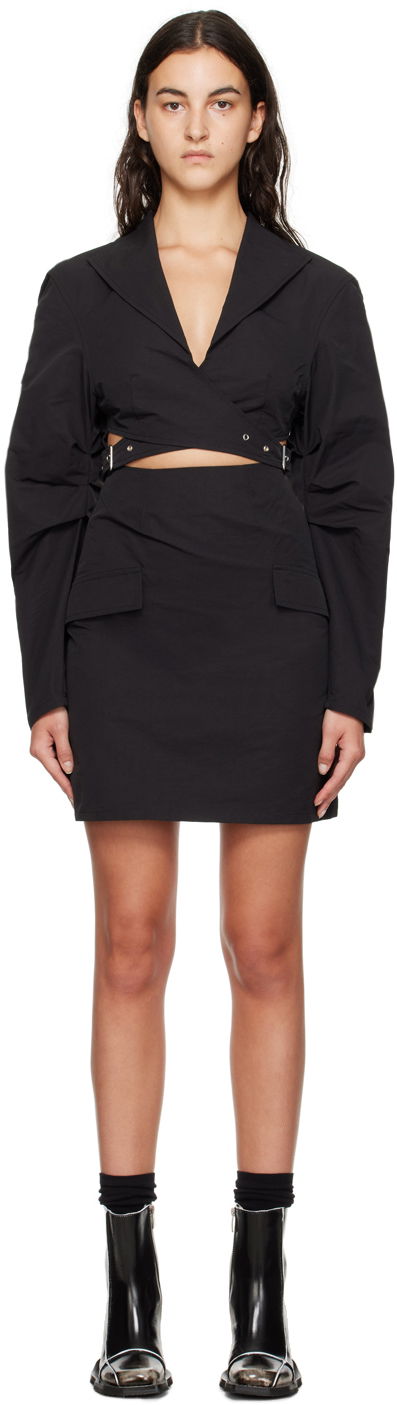 Pокля Han Kjøbenhavn Han Kjobenhavn Wrap Mini Dress Черно | W-132771, 0