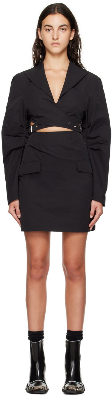 Pокля Han Kjøbenhavn Han Kjobenhavn Wrap Mini Dress Черно | W-132771, 0