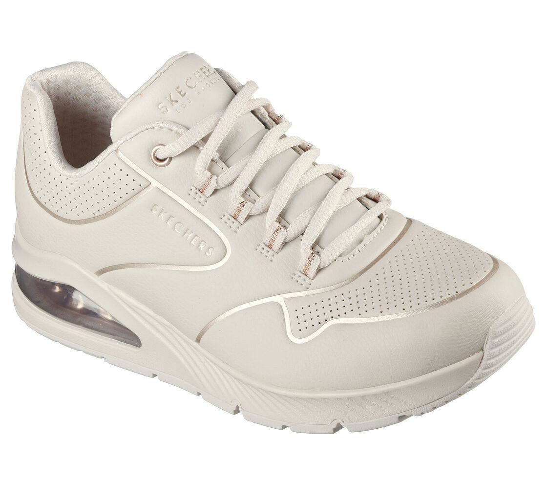 Кецове и обувки Skechers Uno Бежово | 155637-OFWT, 1