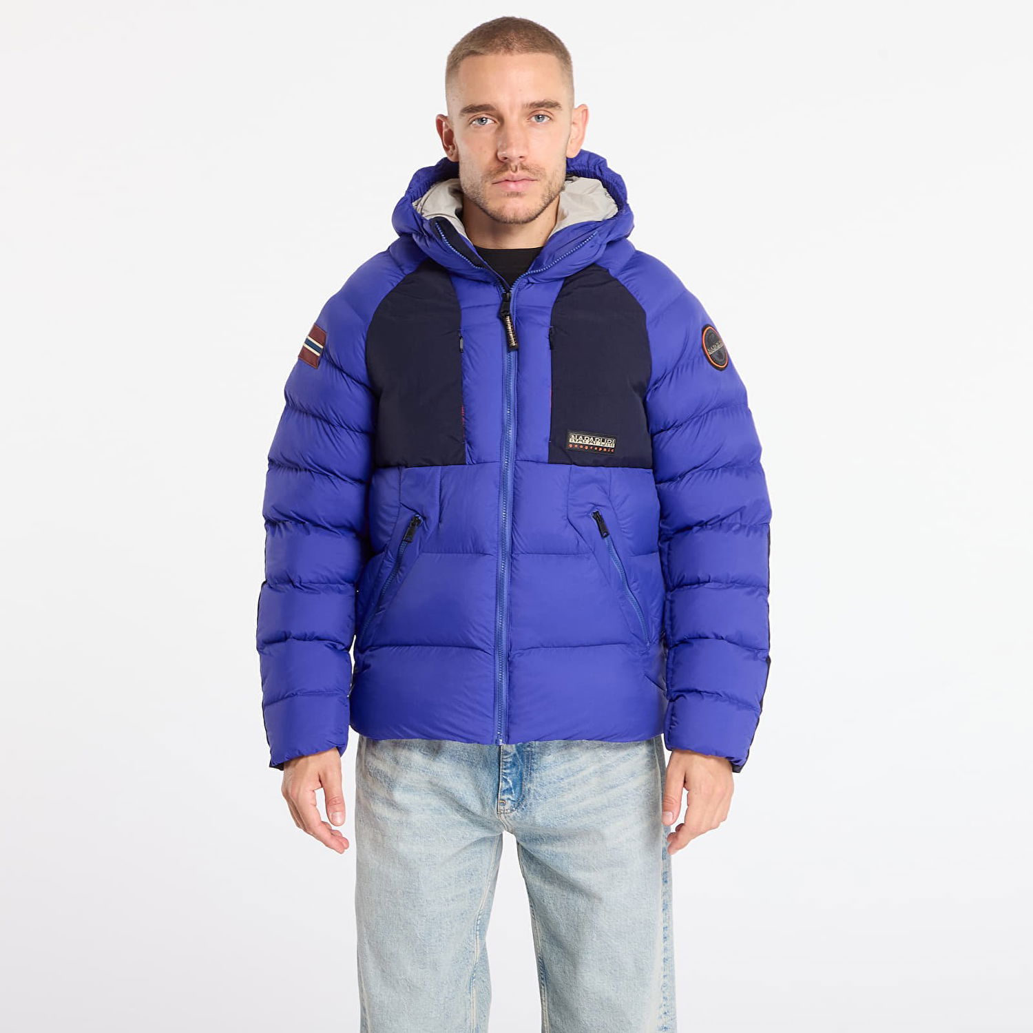 Пухо яке Napapijri A-Moesa Puffer Jacket Синьо | NP0A4I1RB3B1, 0