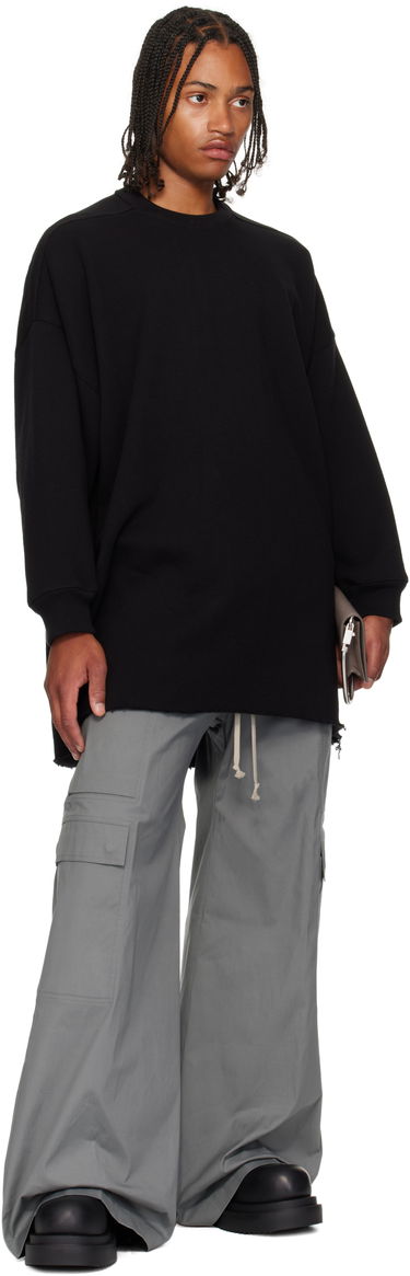 Суитчър Rick Owens Rick Owens Concordians Tommy Long Sleeve Sweatshirt Черно | RU02E1276 JTC, 3