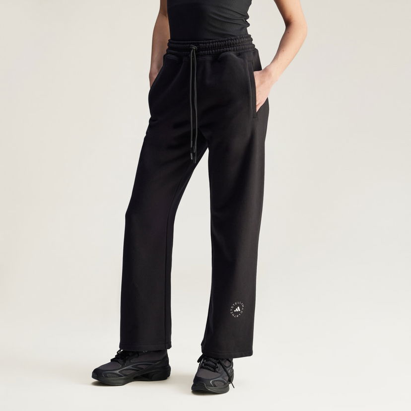 Спортни панталони adidas Performance adidas by Stella McCartney Straight Leg Sweatpants Черно | JJ0102