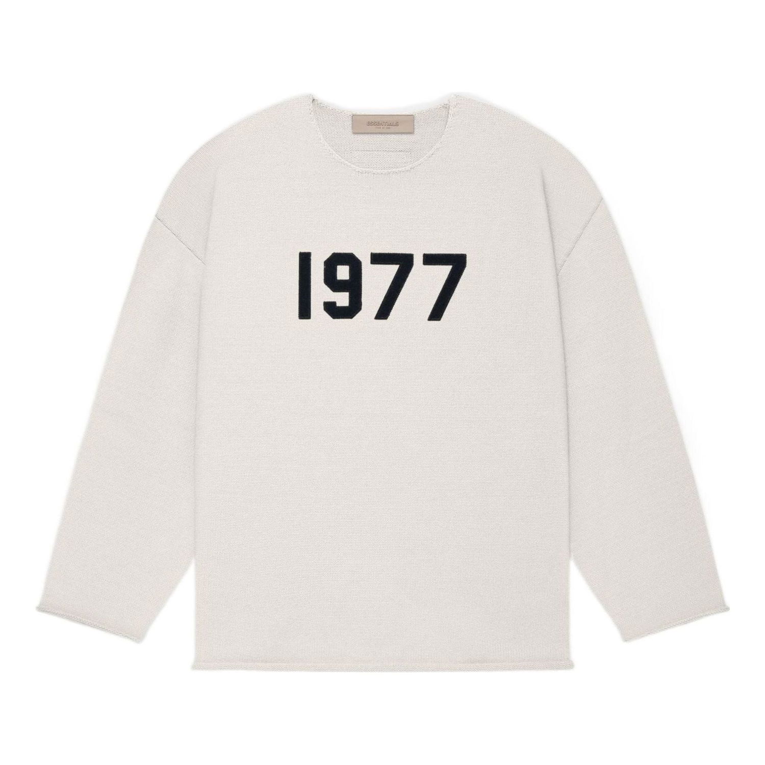 Пуловер Fear of God Essentials 1977 Raw Edge Sweater Бежово | FOG-SS22-121, 0