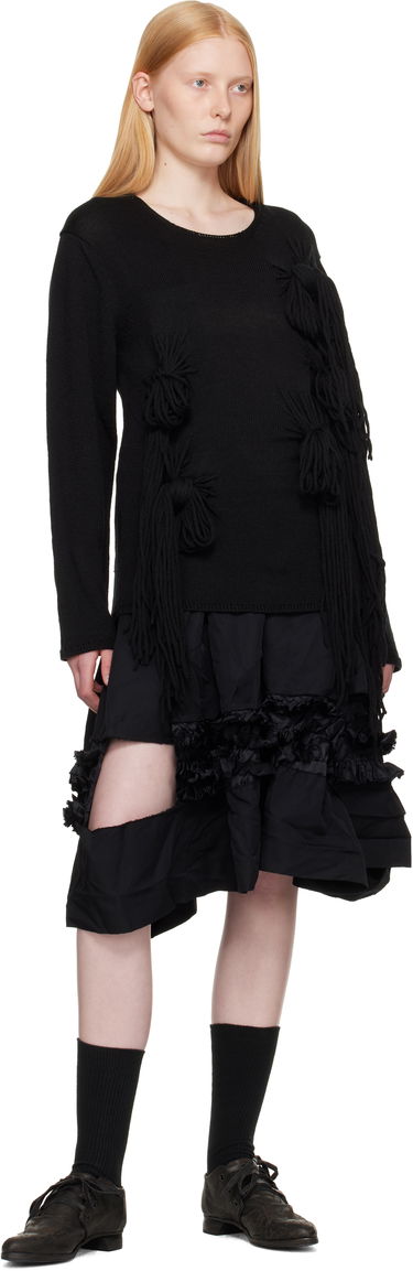 Пуловер Comme des Garçons Homme Plus Acrylic Wool Jersey Knot Sweater Черно | PO-N001-051, 3