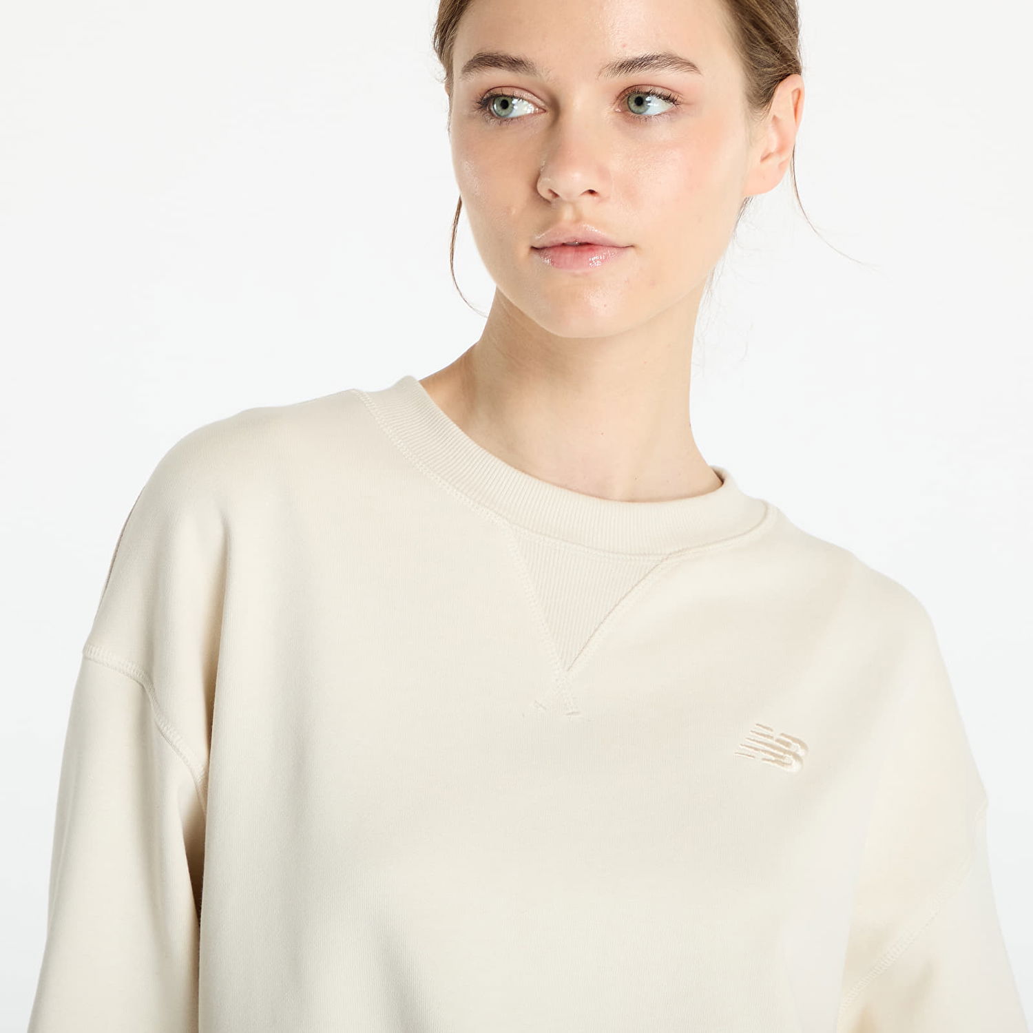 Суитчър New Balance hoodie Бежово | WT41500LIN, 1