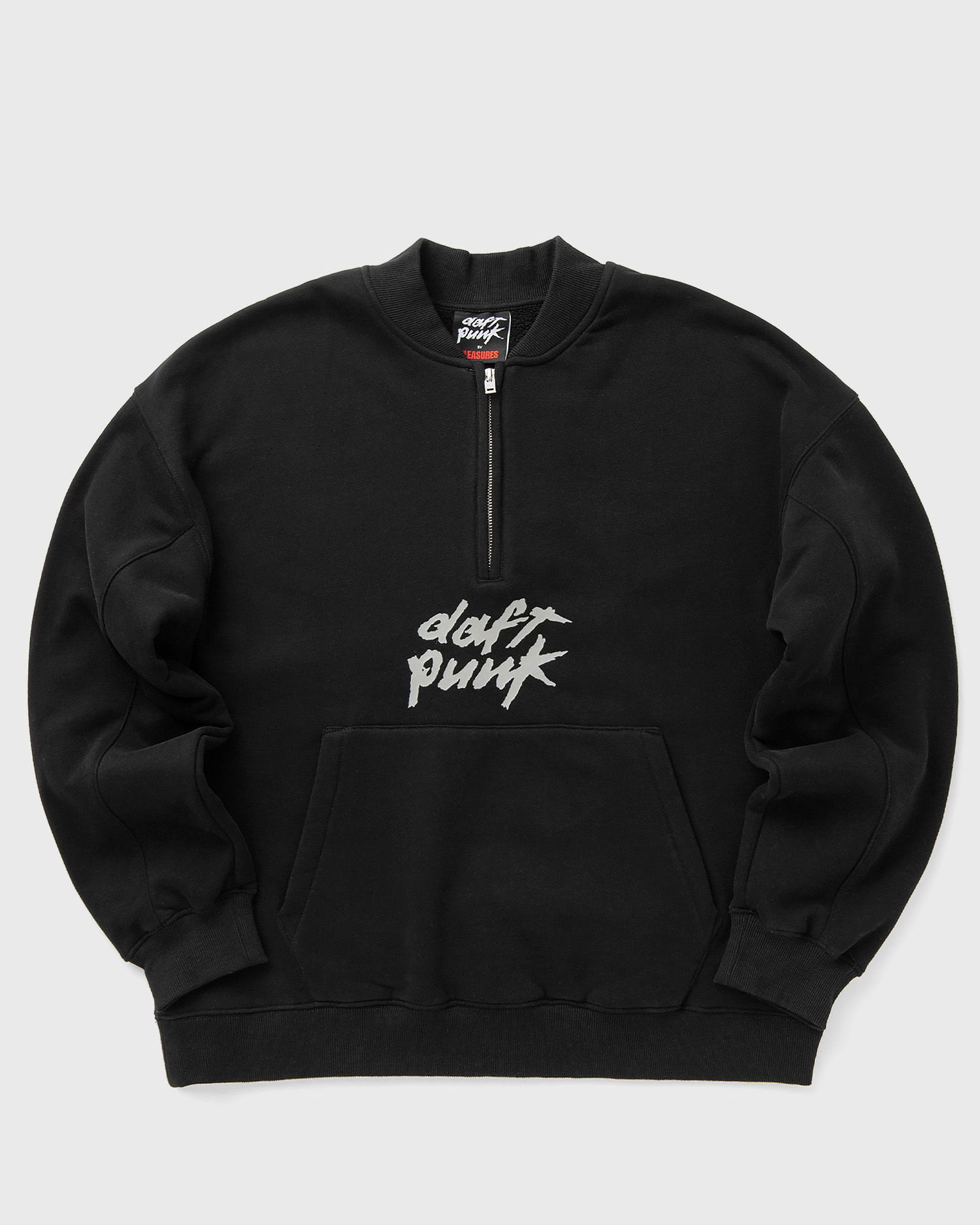 Суитчър Pleasures Daft Punk Primetime Quarter Zip Sweatshirt Черно | P25DP006-BLACK, 0