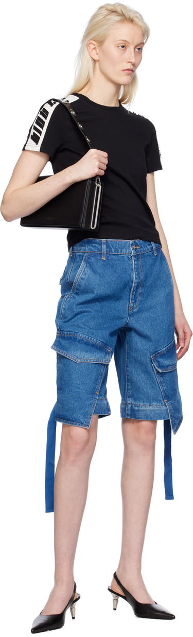 Тениска Dion Lee Dion Lee Slim T-Shirt Черно | C3162PS24, 3