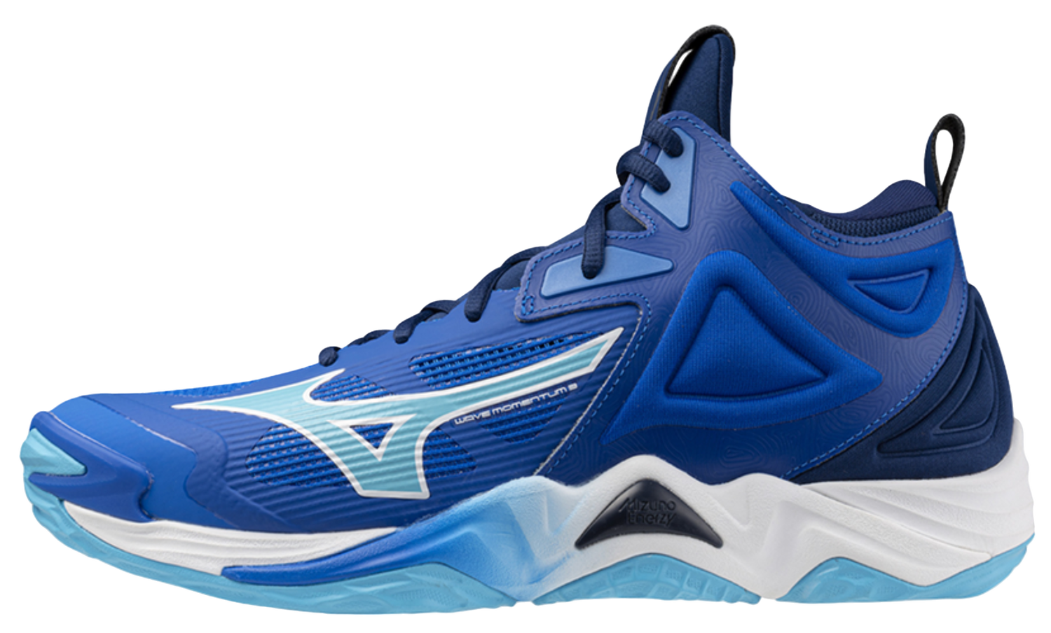 Кецове и обувки Mizuno WAVE MOMENTUM 3 MID Синьо | v1ga2317-01, 1