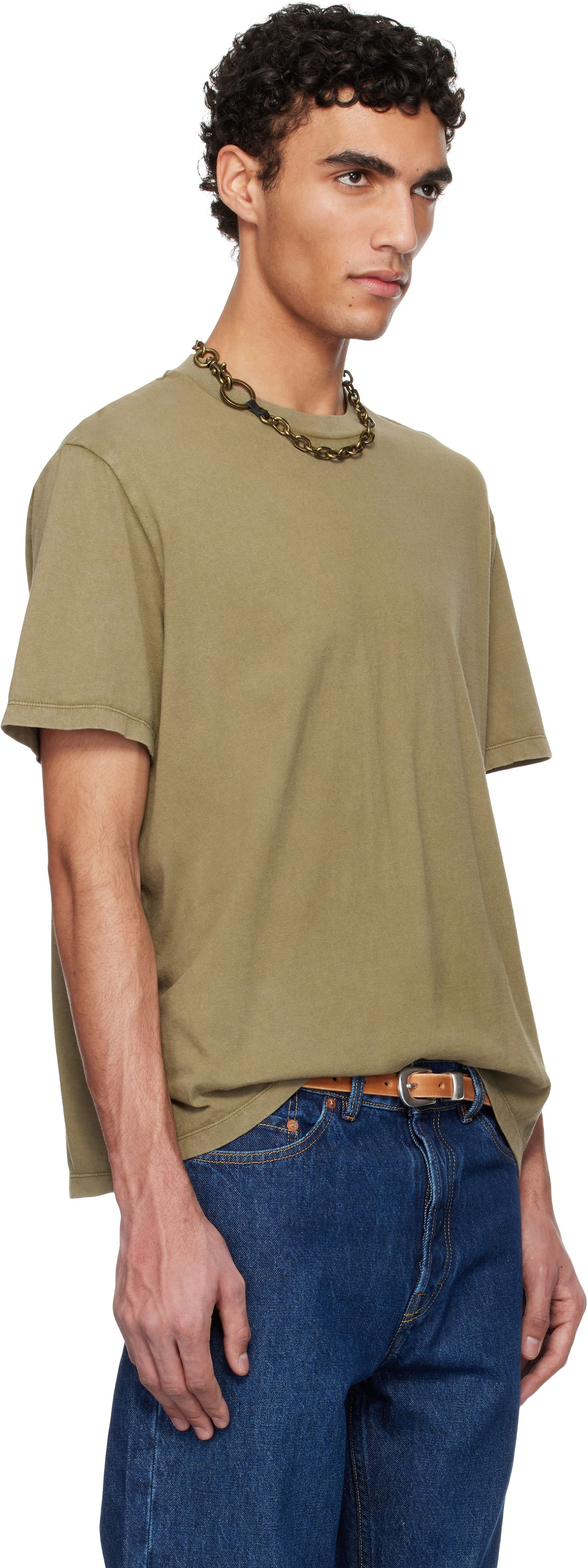 Тениска OUR LEGACY Our Legacy Box T-Shirt Зелено | M2256BC, 1