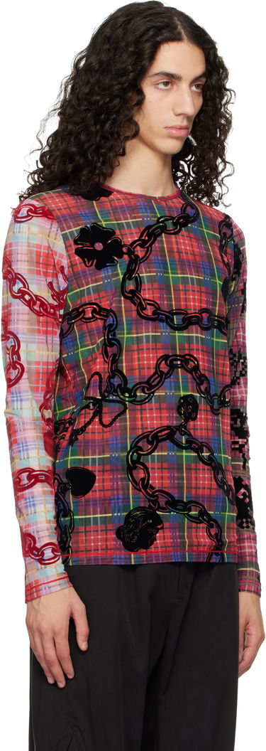 Тениска Chopova Lowena Lady Chain Flocked Mesh T-shirt Многоцветен | 2420M, 1