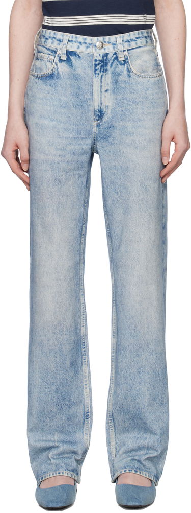 Дънки rag & bone Rag & Bone Women's Miramar Terry Shea Lounge Pants Синьо | WCW24H70028202, 0