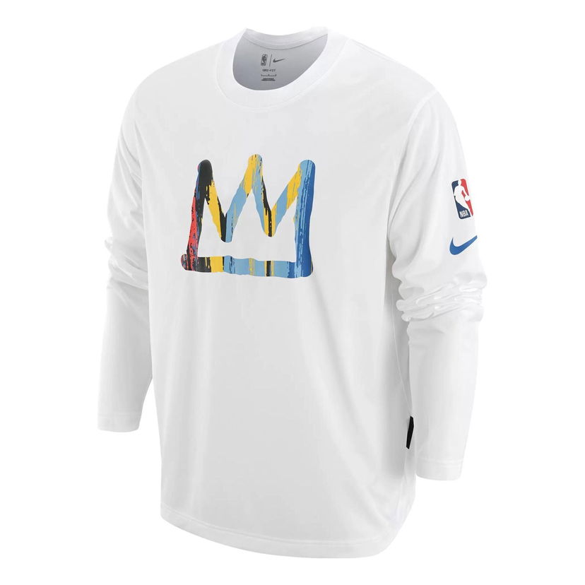 Суитчър Nike NBA  Long Sleeve T-Shirt Бяло | DR2182-100