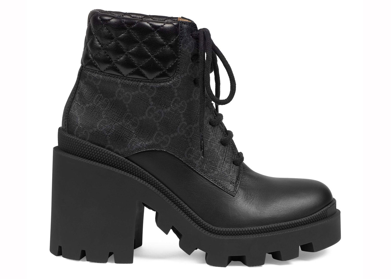 Кецове и обувки Gucci GG Ankle Boot Black Черно | 659691 UC810 1000, 0