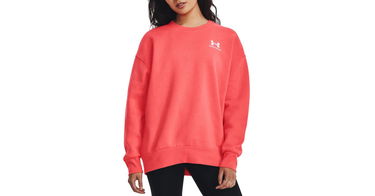 Суитчър Under Armour UA Essential Fleece Oversized Crew Червено | 1379475-690, 1