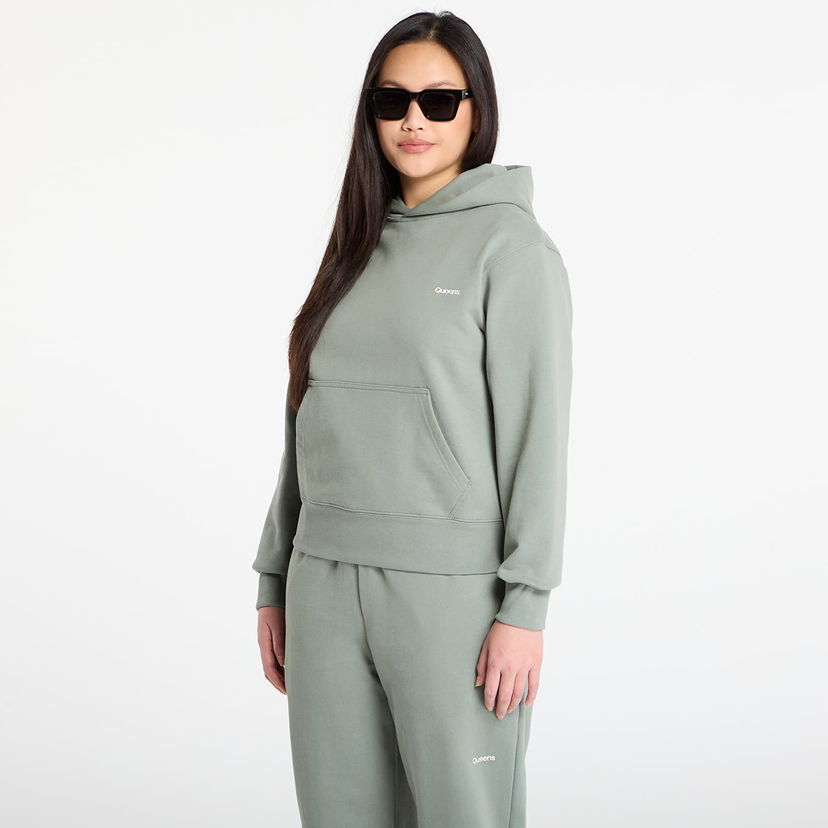 Суитчър Queens Queens Sweats Essential Hoodie Зелено | QNS_104