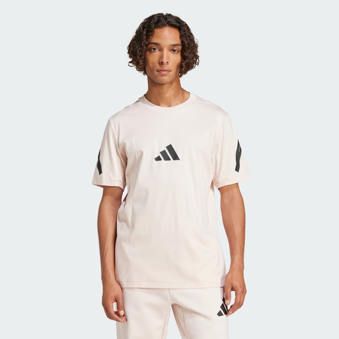 Тениска adidas Performance adidas Z.N.E. T-Shirt Розово | JF2459, 0