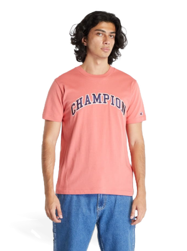 Тениска Champion Crewneck T-Shirt Розово | 219180 CHA RS050