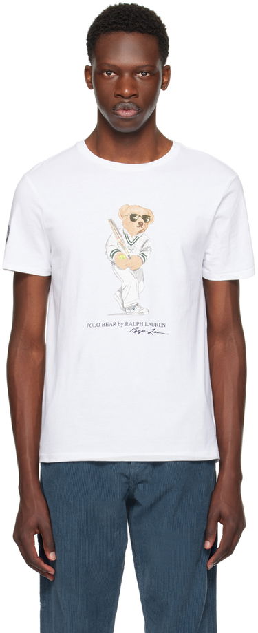 Тениска Polo by Ralph Lauren White Polo Bear T-Shirt Бяло | 710939647001, 0