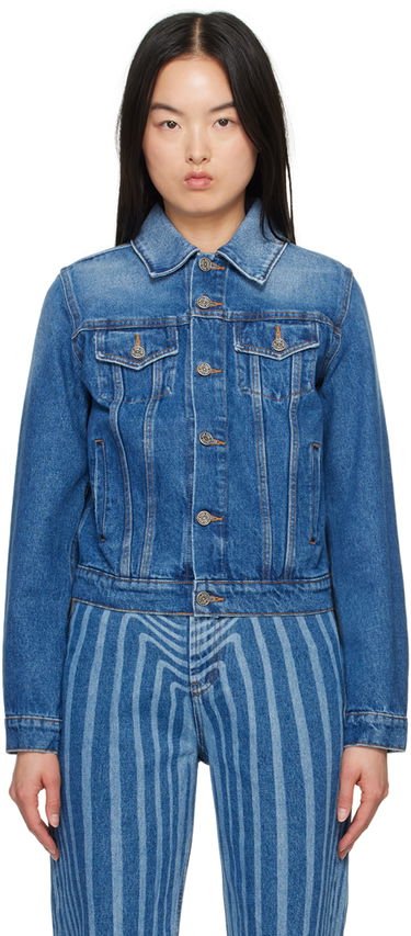 Яке Jean Paul Gaultier Gaultier Printed Denim Jacket Синьо | 24/25-U-VE040I-D013-5701, 0