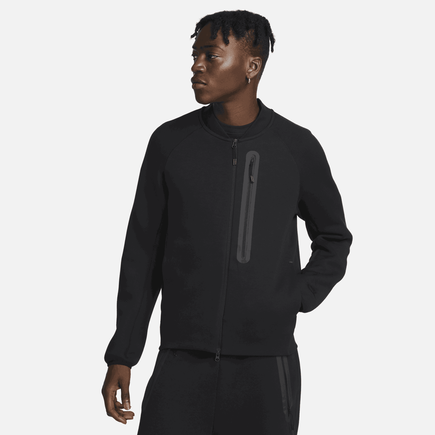 Яке бомбър Nike Sportswear Tech Fleece Черно | FB8008-010, 0