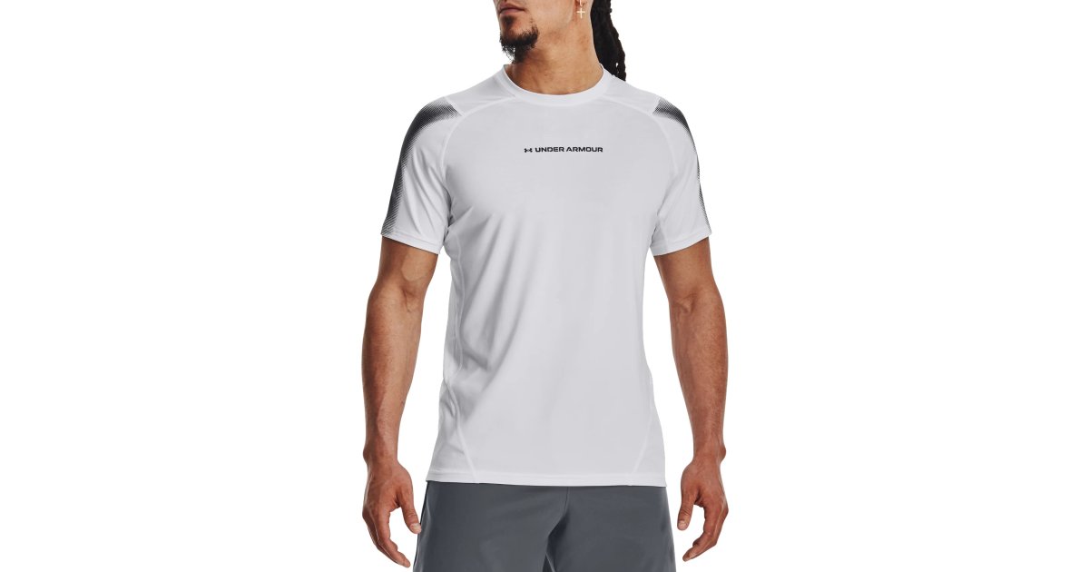 Тениска Under Armour HG Armour Nov Fitted Tee Бяло | 1377160-100, 1
