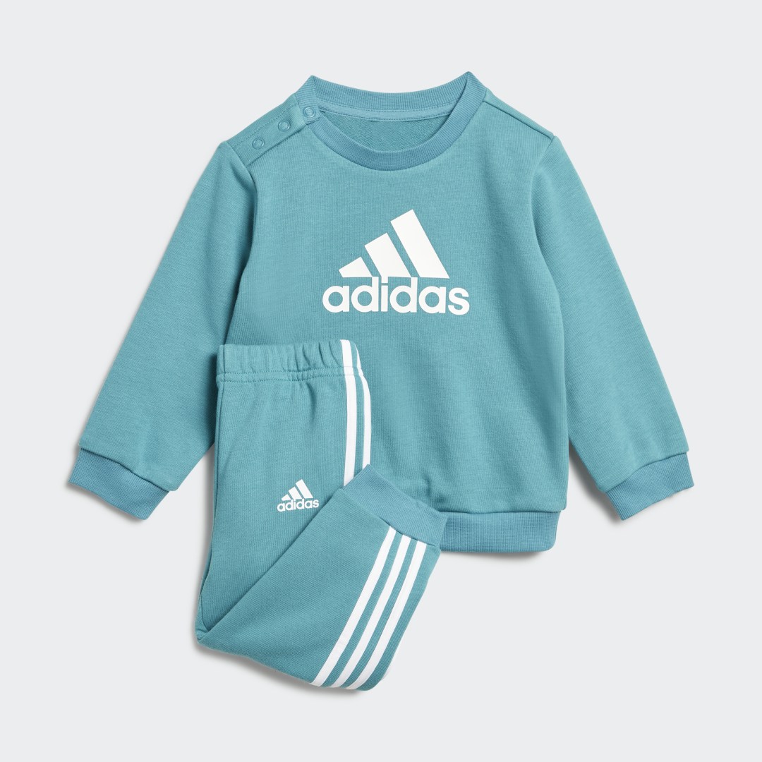 Комплект adidas Performance Badge of Sport French Terry Set Тюркоазено | IK3108, 0