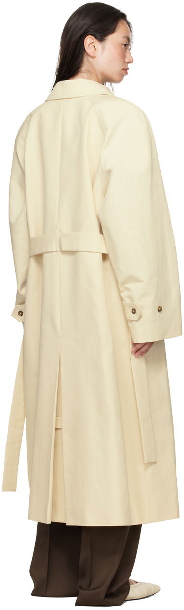 Тренчкот Loulou de Saison Loulou de Saison Kamina Double-Breasted Trench Coat Бежово | KAMINA, 2