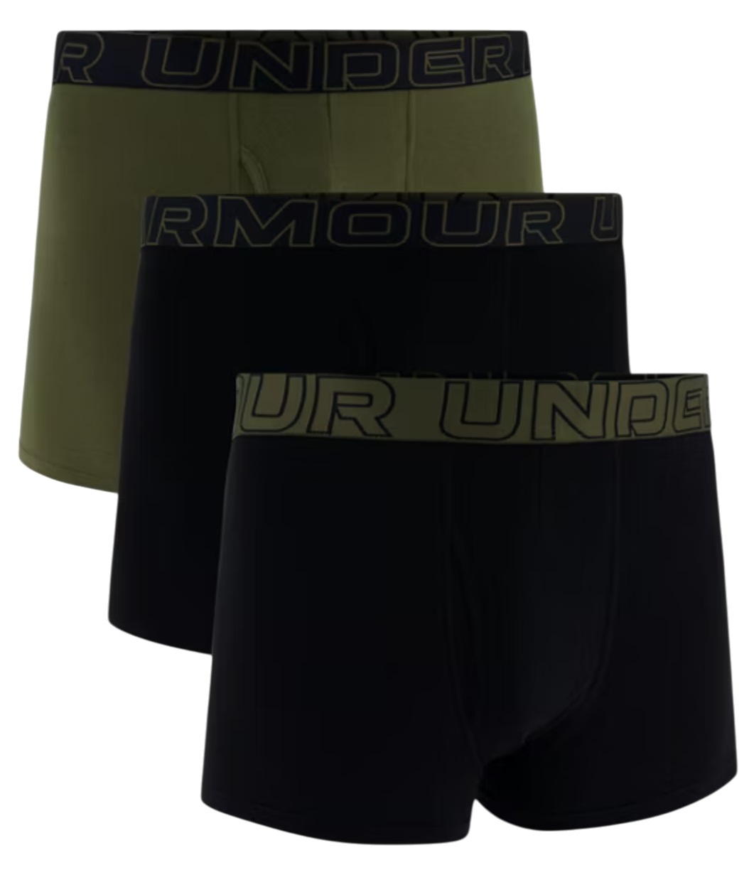 Боксерки Under Armour Under Armour SOLID 3" Boxer Shorts (3-Pack) Зелено | 1383891-005, 0