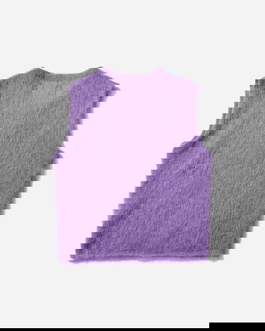Жилетка ERL Argyle Mohair Vest Лилаво | ERL11N008 1, 2