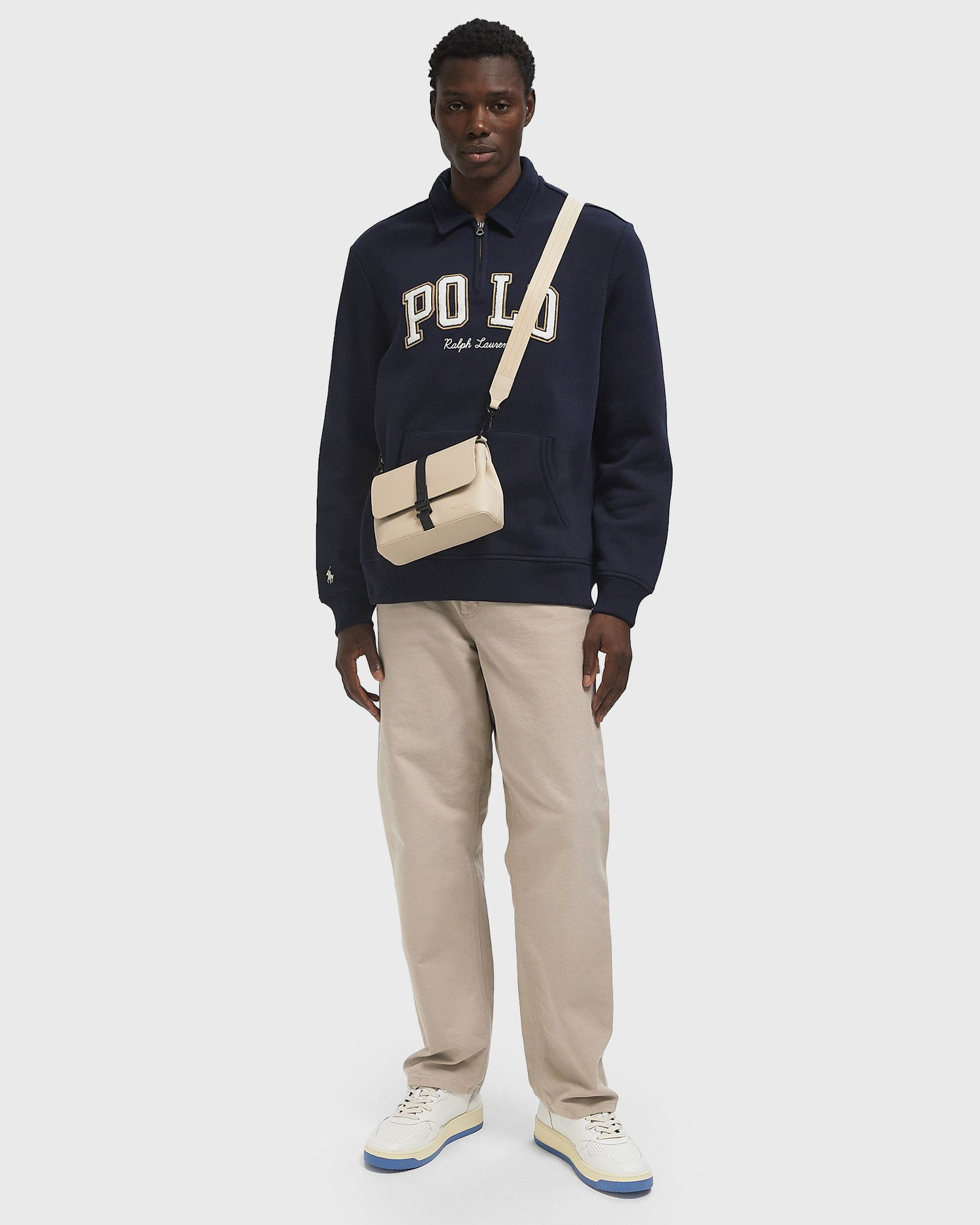 Суитчър Polo by Ralph Lauren Polo Ralph Lauren Fleece Quarter-Zip Sweatshirt Тъмно синьо | 710981150002, 1