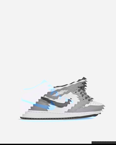 Кецове и обувки Jordan Air Jordan 1 Mid "True Blue" GS Сиво | DQ8423-014, 2