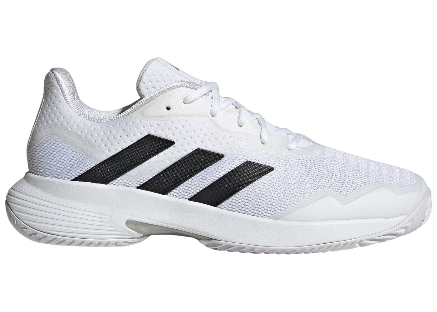 Кецове и обувки adidas Performance Courtjam Control Cloud White Core Black Matte Silver Бяло | ID1538, 0