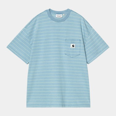 Тениска Carhartt WIP Carhartt WIP Brodina Stripe Short Sleeve T-Shirt Синьо | I035139_20, 0