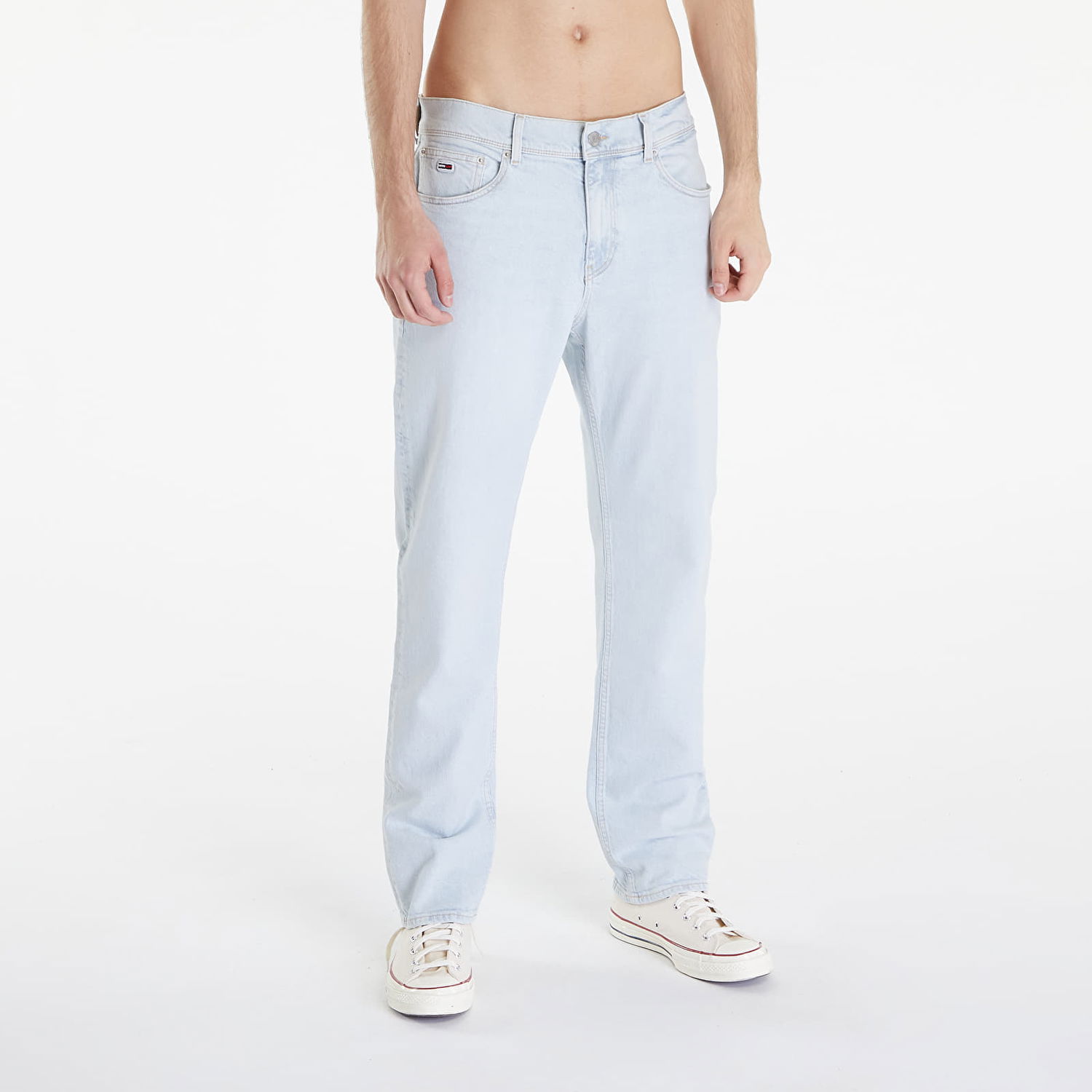 Дънки Tommy Hilfiger Ethan Relaxed Straight Jeans Denim Light Синьо | DM0DM18769 1AB, 0