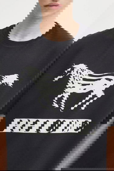 Тениска Rhude Dinero T-shirt with Horse Print Черно | RHFW25TT01012, 3