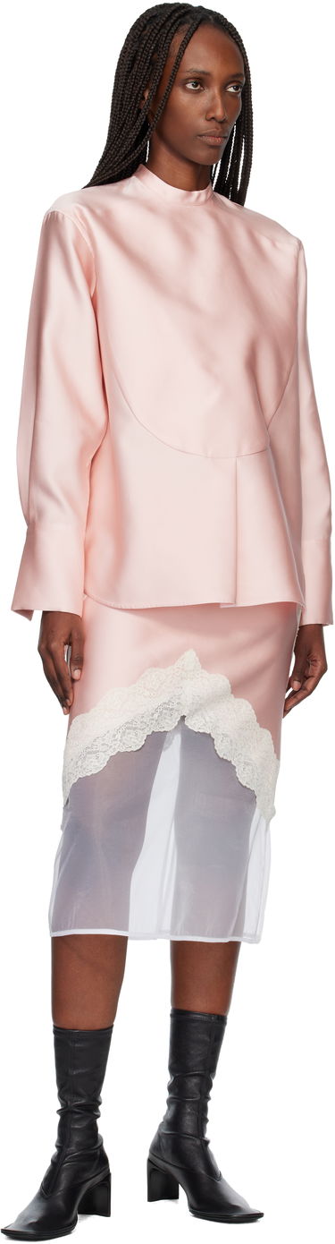 Кецове и обувки Jil Sander Jil Sander Mid-Calf Open-Toe Leather Boots Черно | J15WU0108_P1758, 4