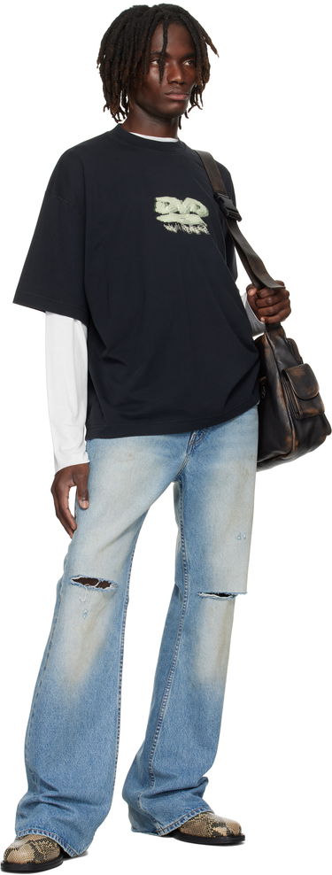 Тениска VETEMENTS VETEMENTS 'DVD' Regular Fit Graphic Tee Черно | UH76TR380B, 3